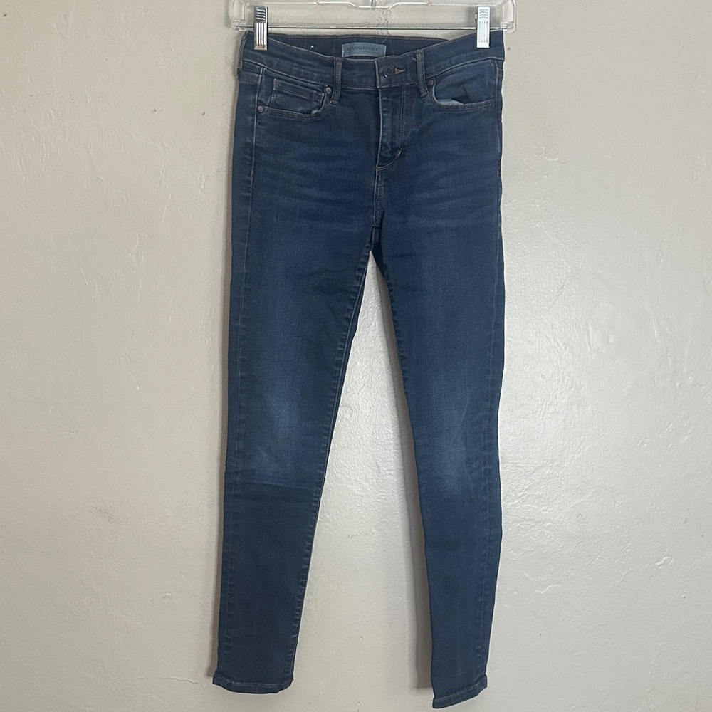 Banana Republic Dark Indigo Skinny Jeans